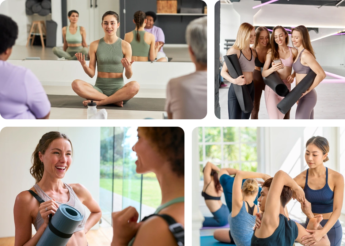 Yoga studio software by Wellyx